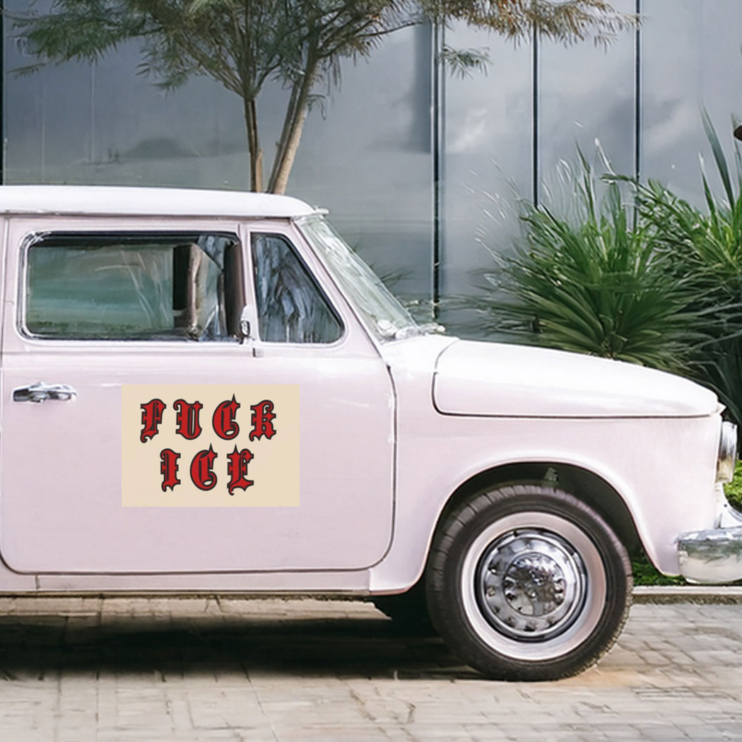 Fuck ICE – Anti ICE Car Magnet