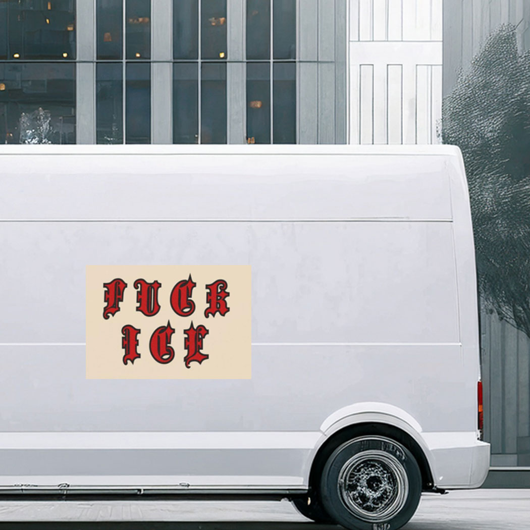 Fuck ICE – Anti ICE Car Magnet