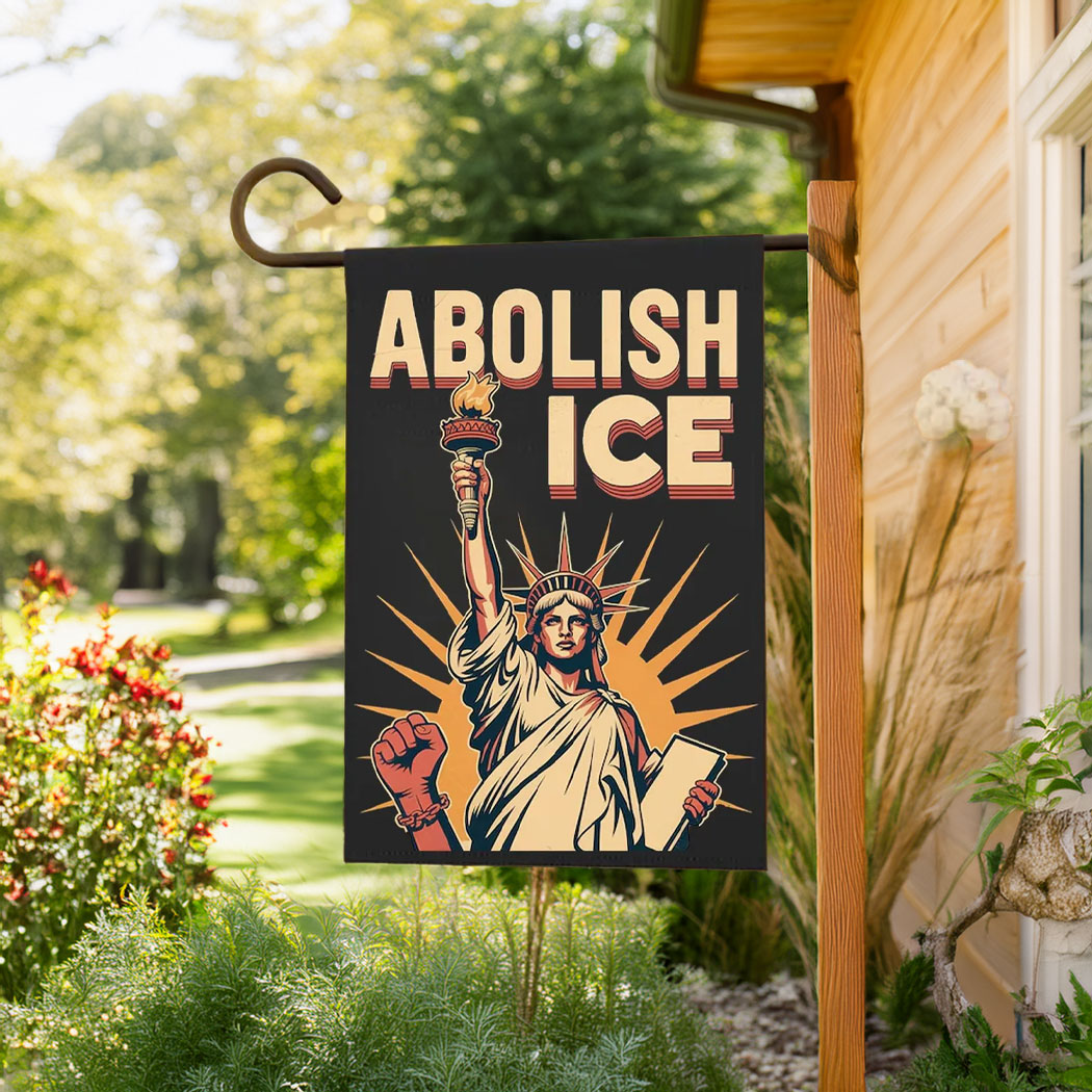 Abolish ICE , Anti Trump Flag