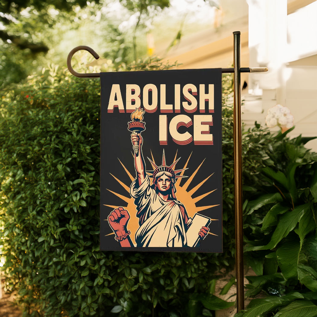 Abolish ICE , Anti Trump Flag