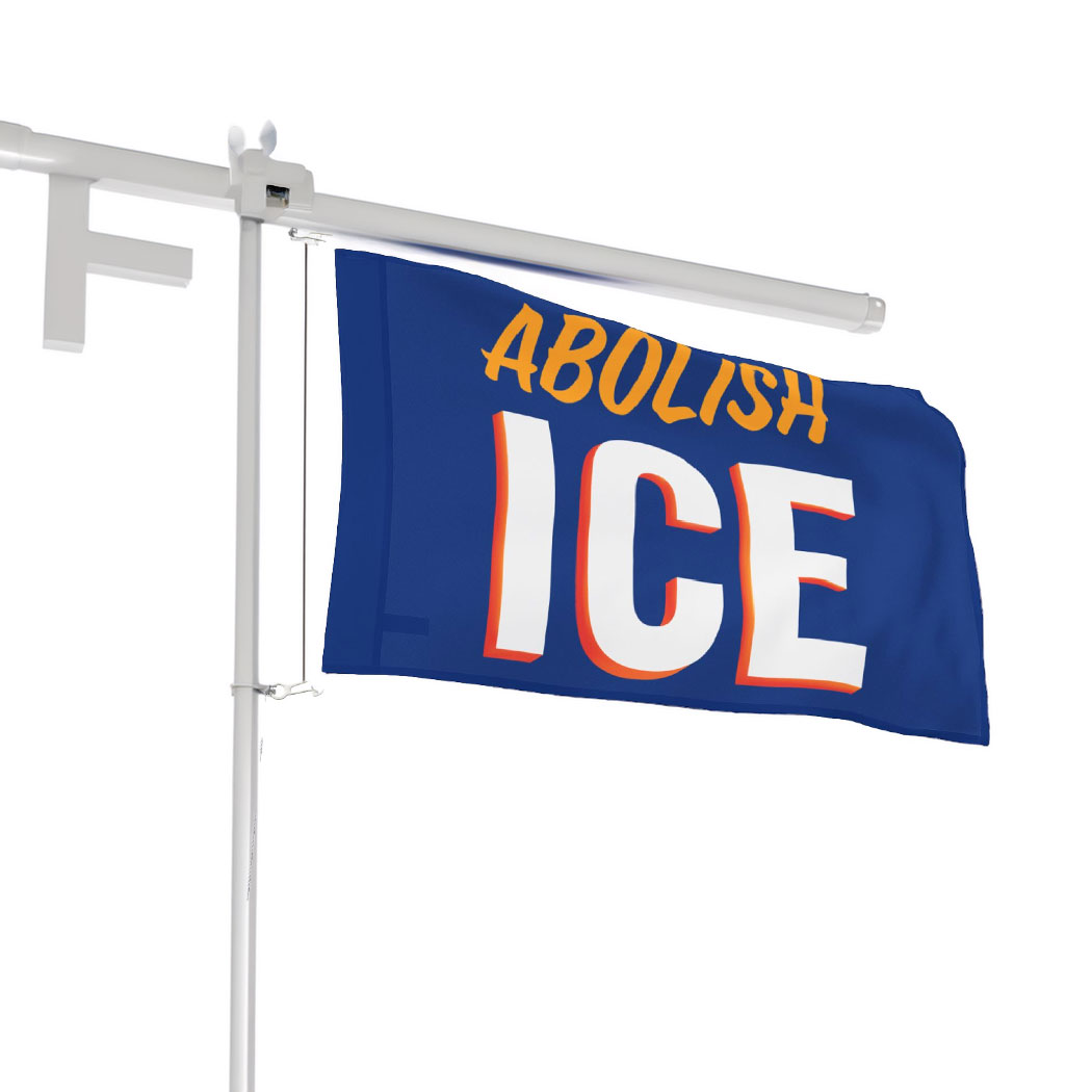 Abolish ICE Flag, Anti Trump