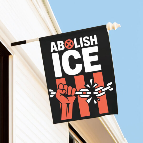 Abolish ICE Immigration Flag, Human Rights Garden Flag