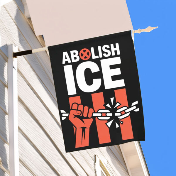 Abolish ICE Immigration Flag, Human Rights Garden Flag
