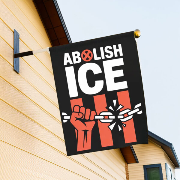 Abolish ICE Immigration Flag, Human Rights Garden Flag