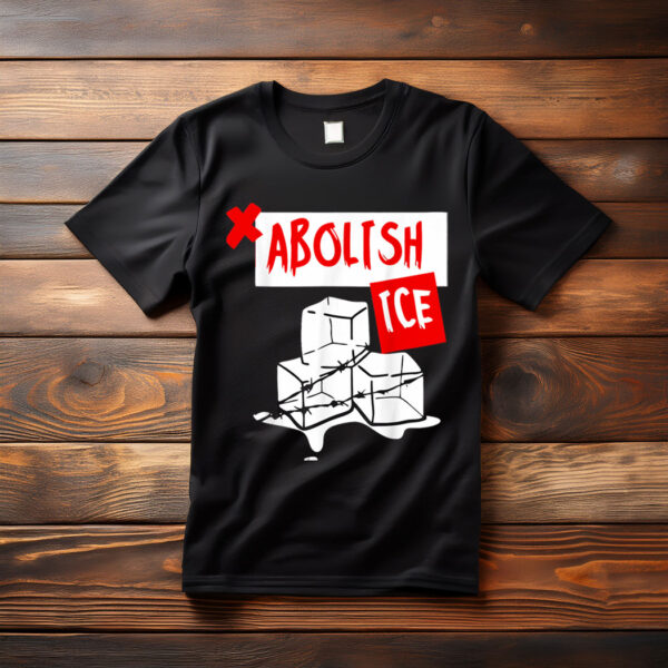 Abolish Ice Political Protest Melting Ice Graphic T-Shirt