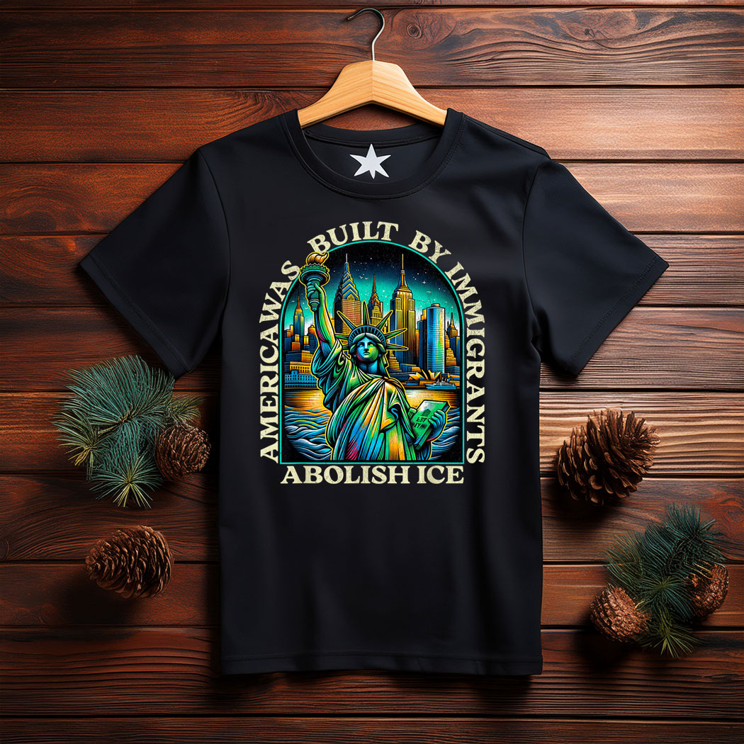Abolish Ice Retro Protest Resist Support America Immigrants T-Shirt