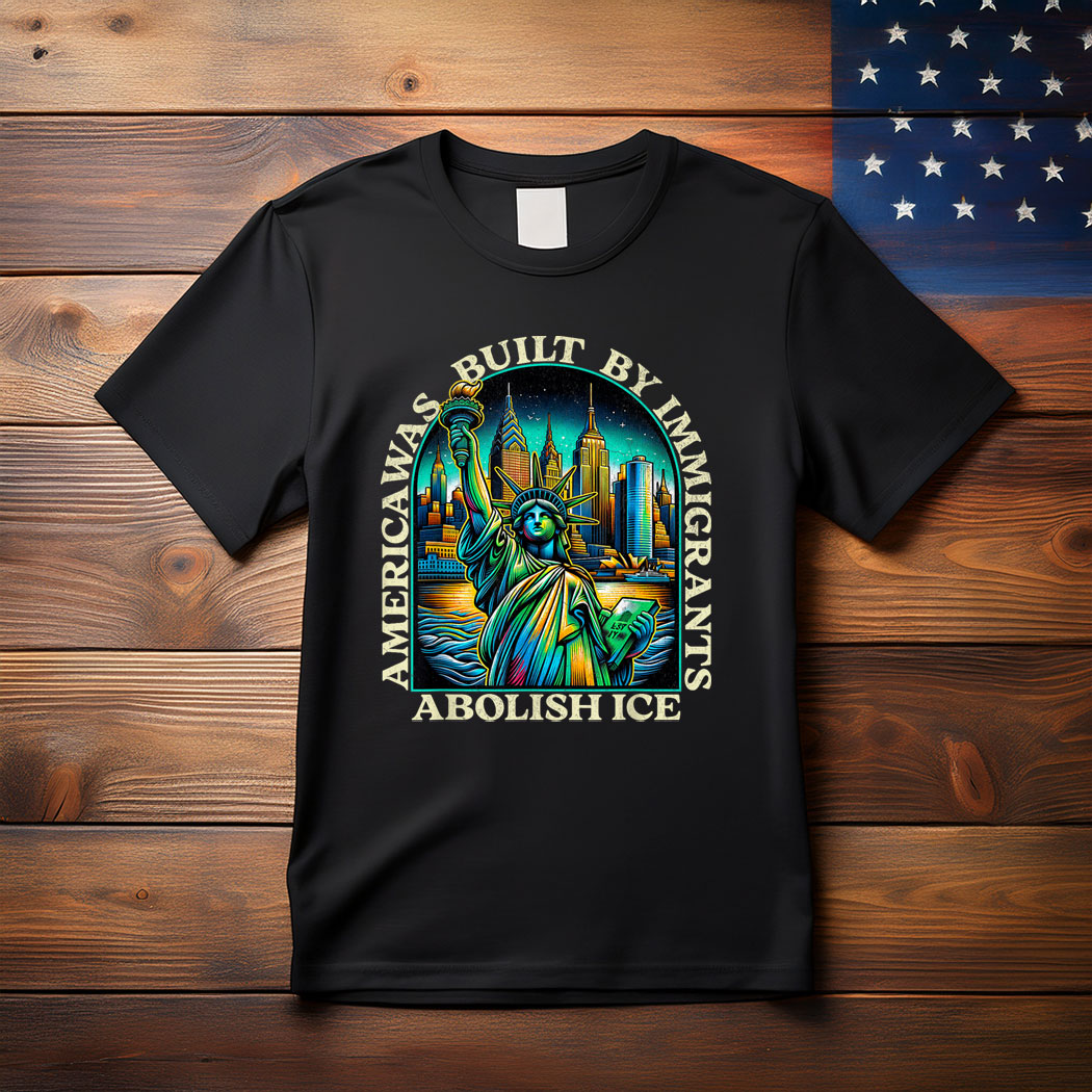 Abolish Ice Retro Protest Resist Support America Immigrants T-Shirt