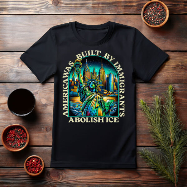 Abolish Ice Retro Protest Resist Support America Immigrants T-Shirt