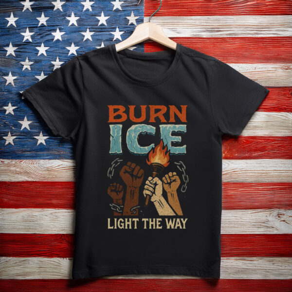 Burn Ice Light The Way, Anti ICE Tee