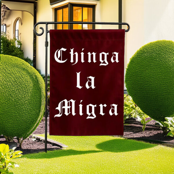 Chinga La Migra Flag Liberal Protest flag