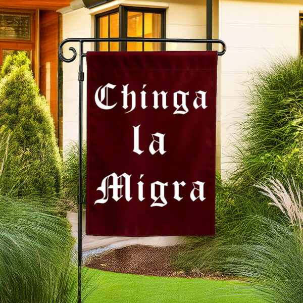 Chinga La Migra Flag Liberal Protest flag