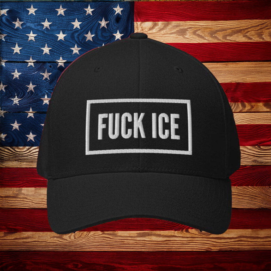 Fck ICE Embroidered Hat, Anti ICE Political Baseball Hat