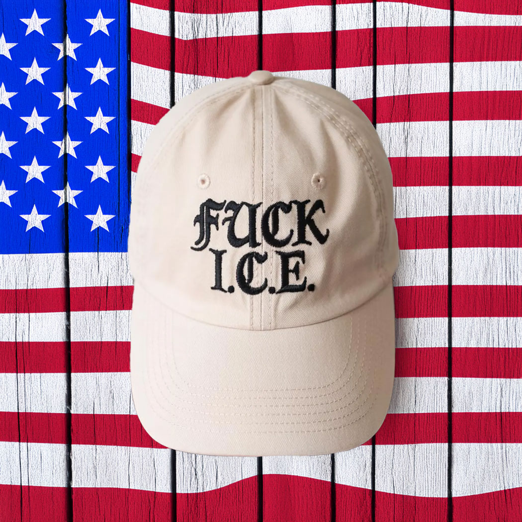 Fck ICE Embroidered Hat , Anti ICE Political Hat
