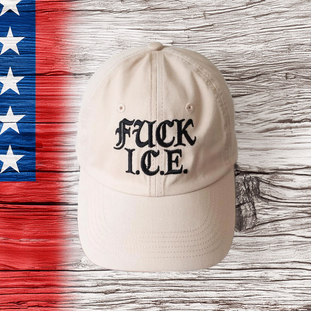Fck ICE Embroidered Hat , Anti ICE Political Hat