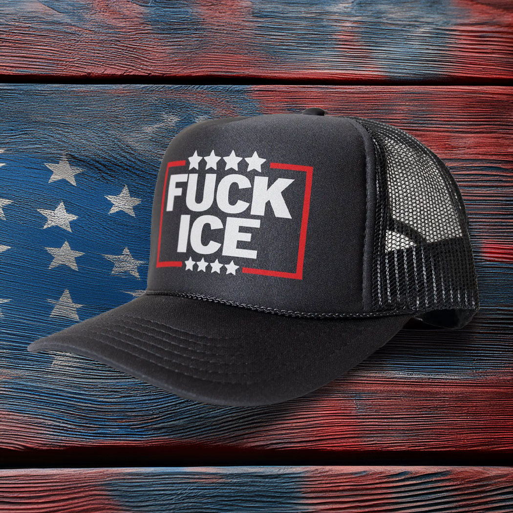 Fuck ICE Trucker Hat - Anti Fascist Fascism Protest Cap