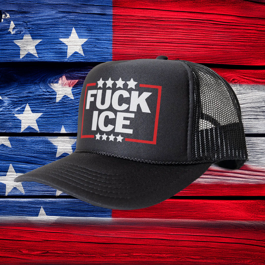 Fuck ICE Trucker Hat - Anti Fascist Fascism Protest Cap