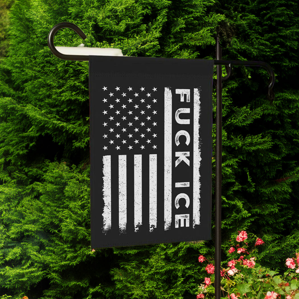 Fuck Ice Flag, Abolish ICE Flag, Protest Garden Flag