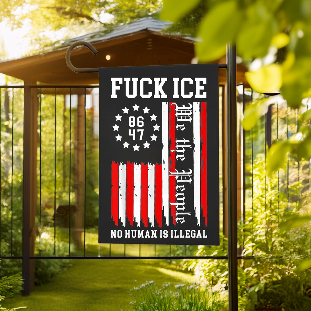 Fuck Ice Flag, Anti Trump Flag