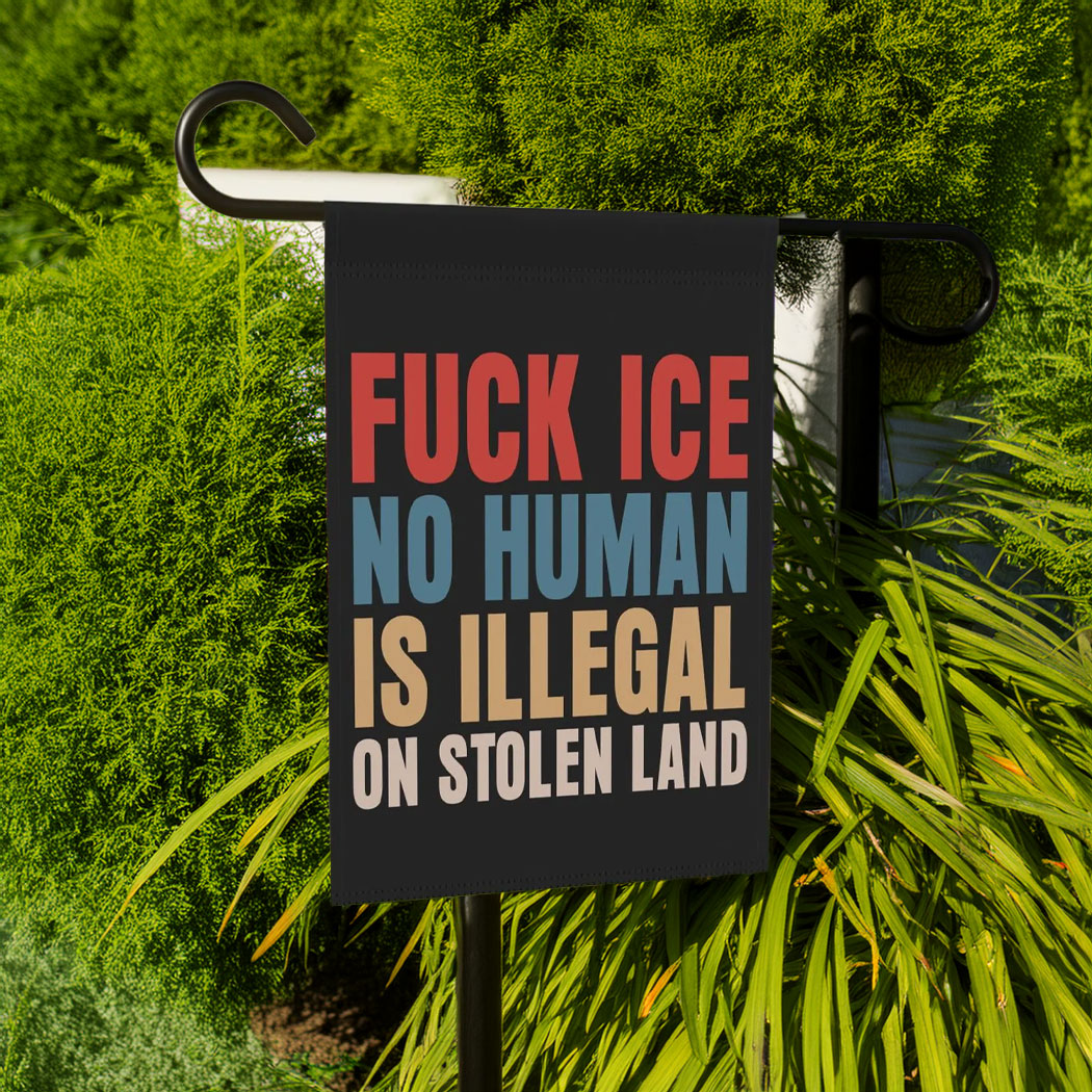 Fuck Ice Garden Flag, Abolish Ice 2025 Flag