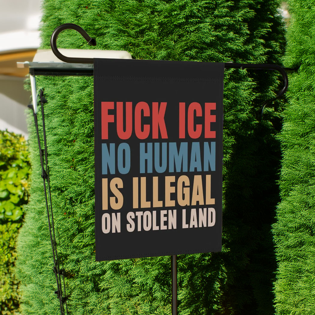 Fuck Ice Garden Flag, Abolish Ice 2025 Flag