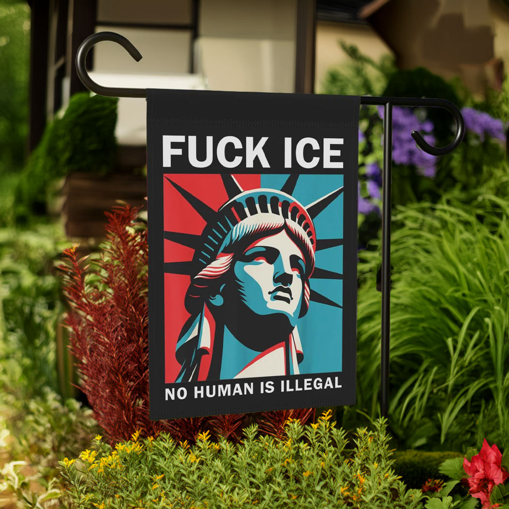 Fuck Ice Garden Flag, Abolish Ice Flag