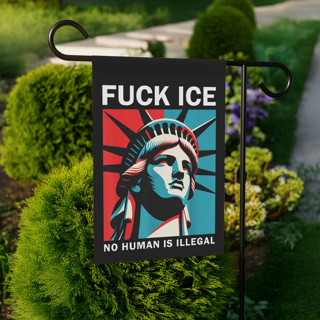 Fuck Ice Garden Flag, Abolish Ice Flag