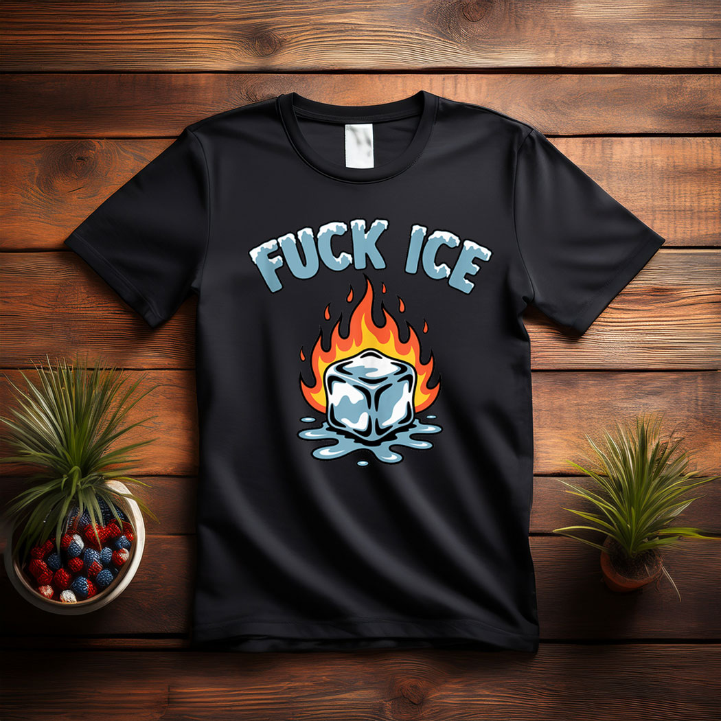 Funny FUCK ICE Protest Shirt - Resist Anti Deportation T-Shirt