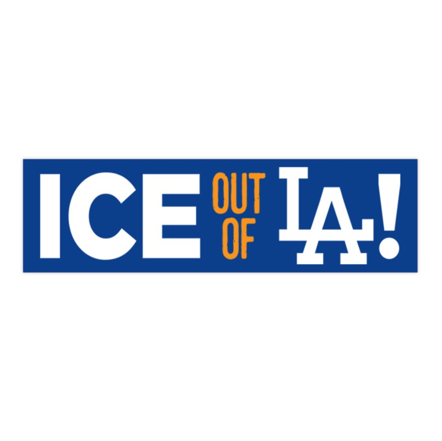 ICE Out of LA Bumper Stickers