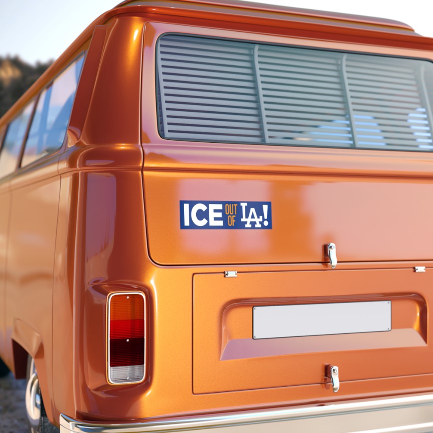 ICE Out of LA Bumper Stickers