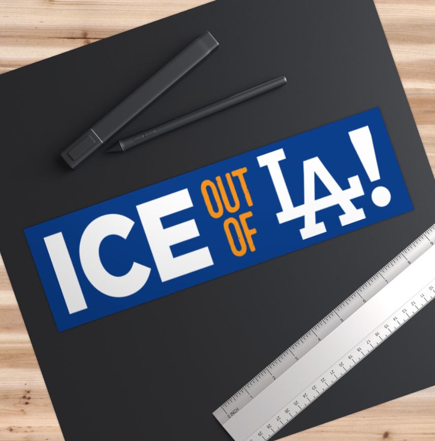 ICE Out of LA Bumper Stickers