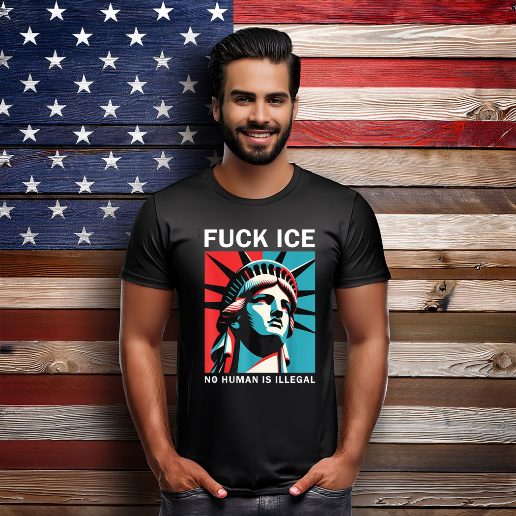Statue Of Liberty Fuck Ice T-shirt, Anti ICE Tee