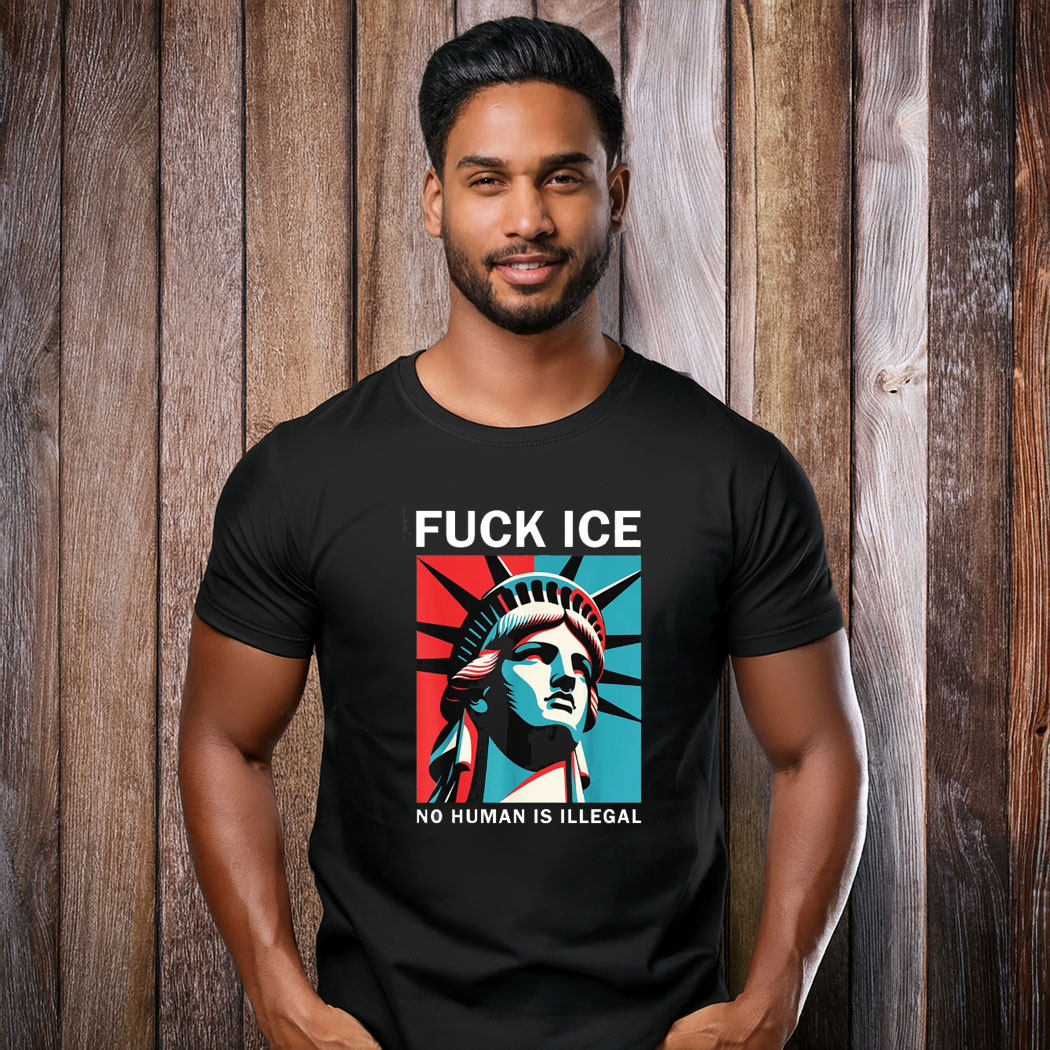 Statue Of Liberty Fuck Ice T-shirt, Anti ICE Tee