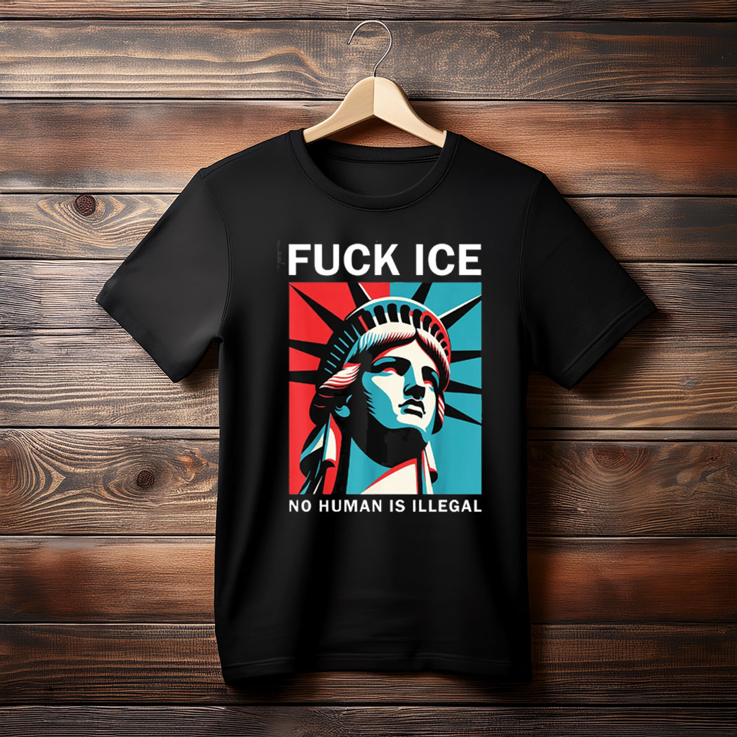Statue Of Liberty Fuck Ice T-shirt, Anti ICE Tee