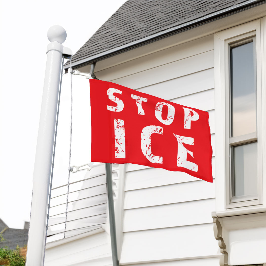 Stop ICE - Abolish ICE Flag